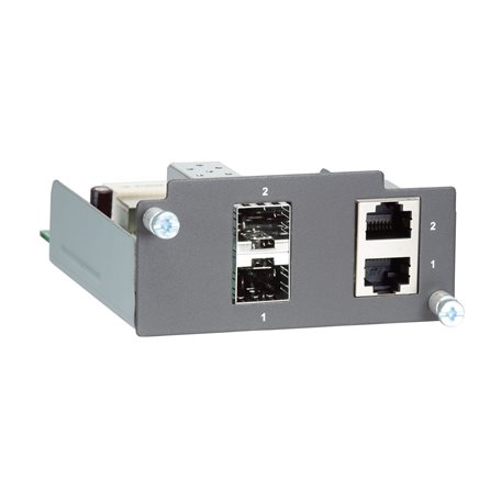 Модуль на 2 порта 1000BaseTX/SFP (Combo) Moxa PM-7200-2GTXSFP