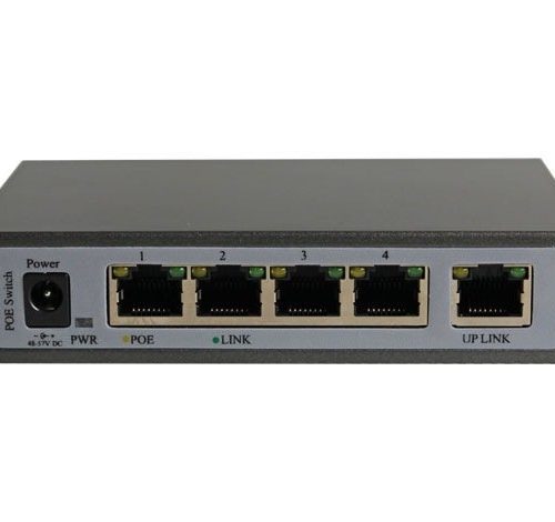 CO-SWP5: Коммутатор 4-портовый  Gigabit Ethernet с PoE