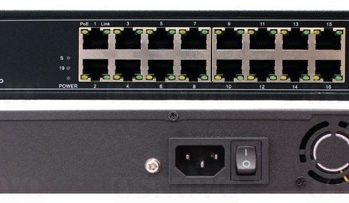 SW-61621(300W): Коммутатор 16-портовый Fast Ethernet с PoE