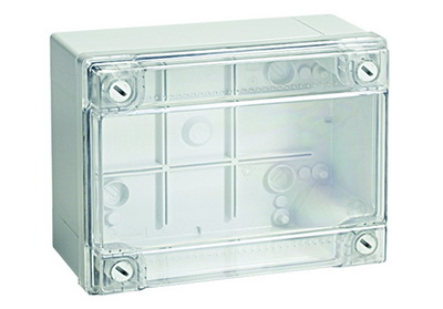 Коробка ответвительная с гладкими стенками IP56, 190х140х70 (54120): Коробка ответвительная с гладкими стенками и прозрачной крышкой