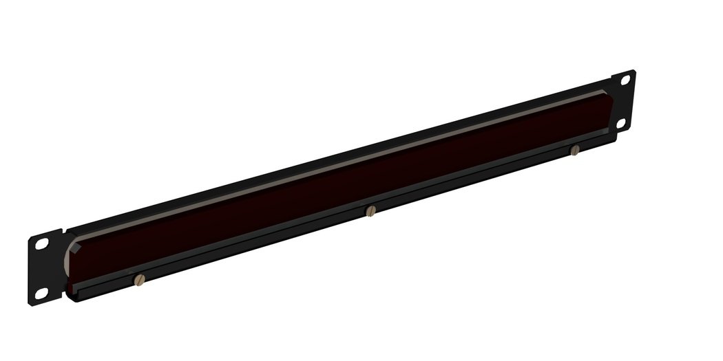 NT FPANEL.BR 1 B, чёрная (203050): Фальш-панель-заглушка 19" со щеточным вводом
