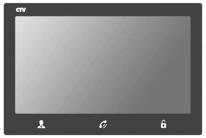 CTV-M4703AHD G (графит): Монитор домофона цветной