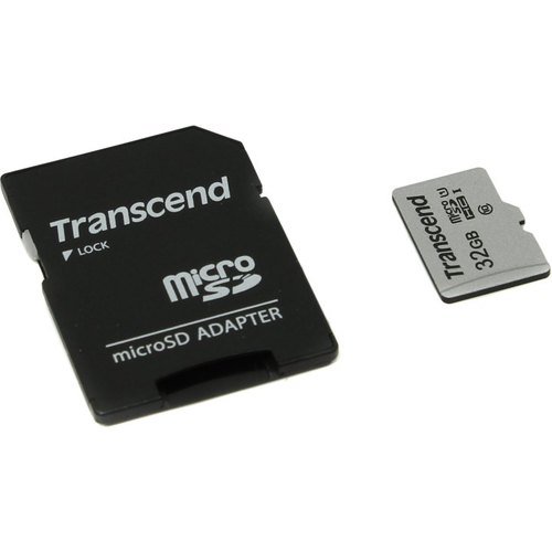 TS32GUSD300S-A: Карта памяти microSDXC, 32 ГБ, Class 10