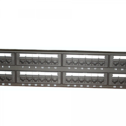 Патч-панель, 2U, 48 портов RJ45, Cat. 5е (003-100006): Патч-панель