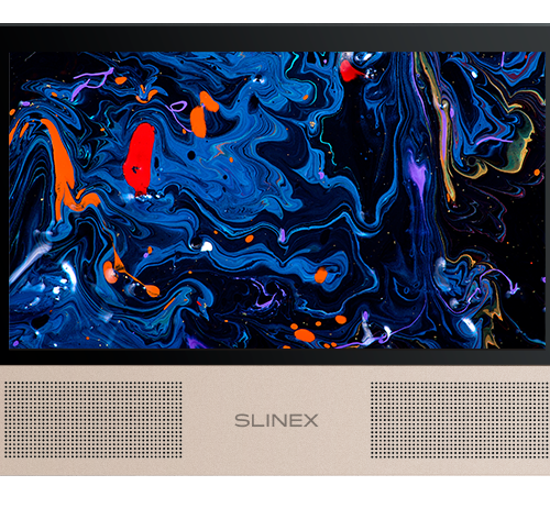 Sonik 10 (Black+Pink Gold): Цветной видеодомофон