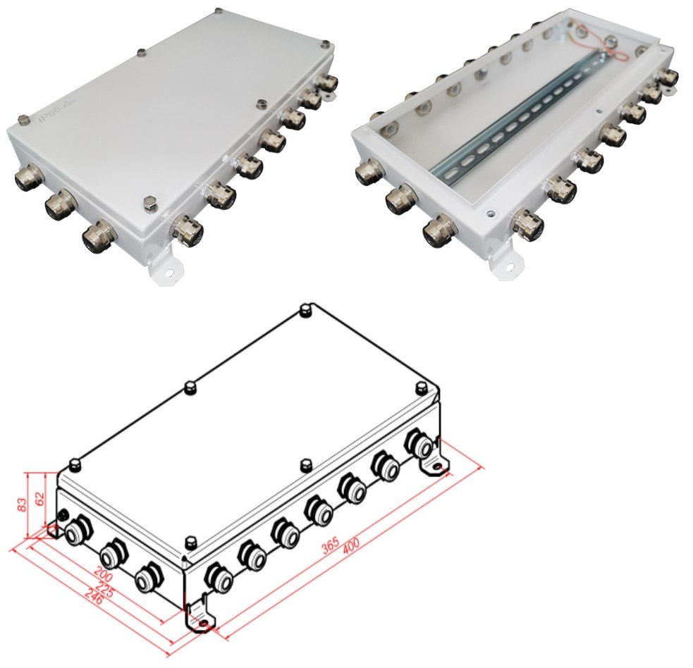 КМ IP66-2040: Коробка монтажная электротехническая