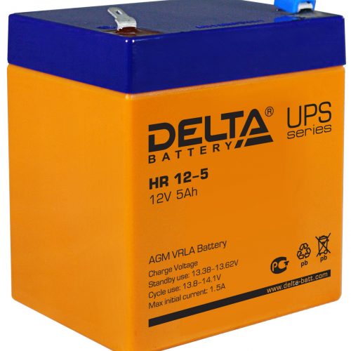 Delta HR 12-5: Аккумулятор герметичный свинцово-кислотный