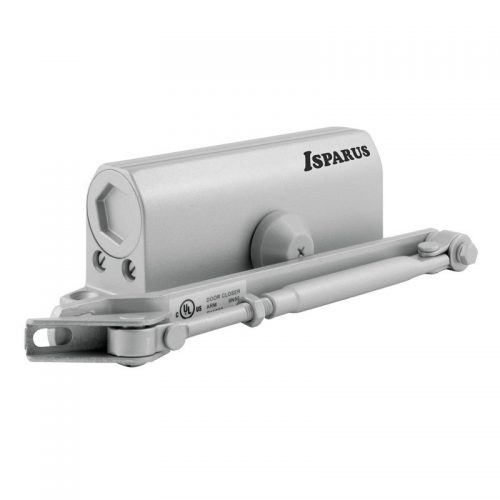 ISPARUS 430 (серебро): Доводчик для дверей весом до 110 кг
