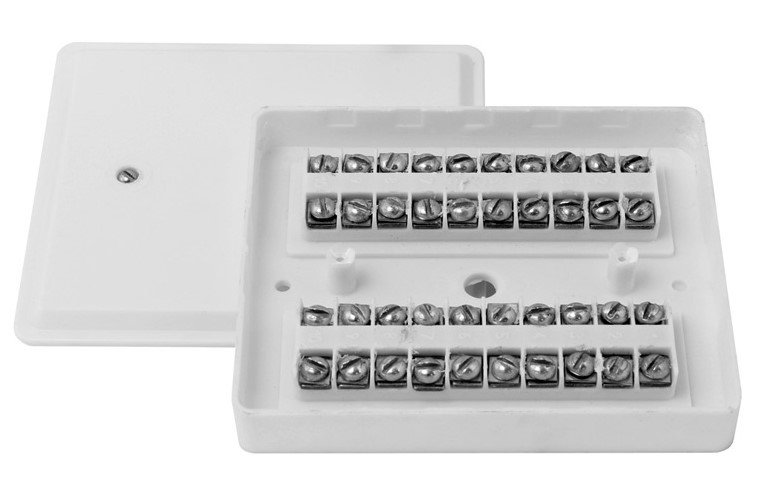 КРТП 10 (КРТП 10х2): Коробка телефонная распределительная плоская