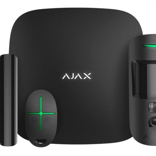 Ajax StarterKit Cam Plus (black): Комплект охранной сигнализации радиоканальный