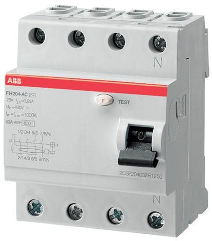 FH204 AC-40/0,03 (2CSF204004R1400): Выключатель дифференциального тока (УЗО)