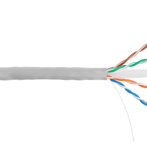 U/UTP 4pair, Cat6, Solid, In, PVC (2140A-GY): Кабель «витая пара» (LAN) для структурированных систем связи
