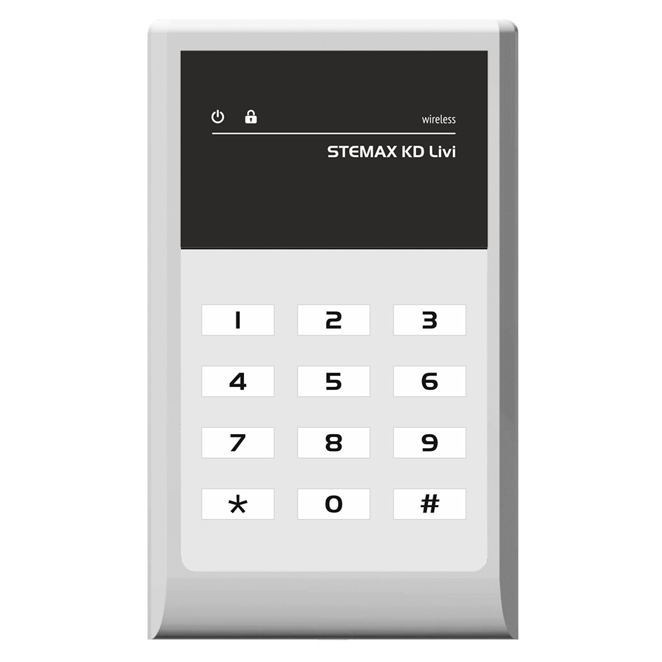 STEMAX KD Livi (серый): Беспроводная кнопочная кодовая панель