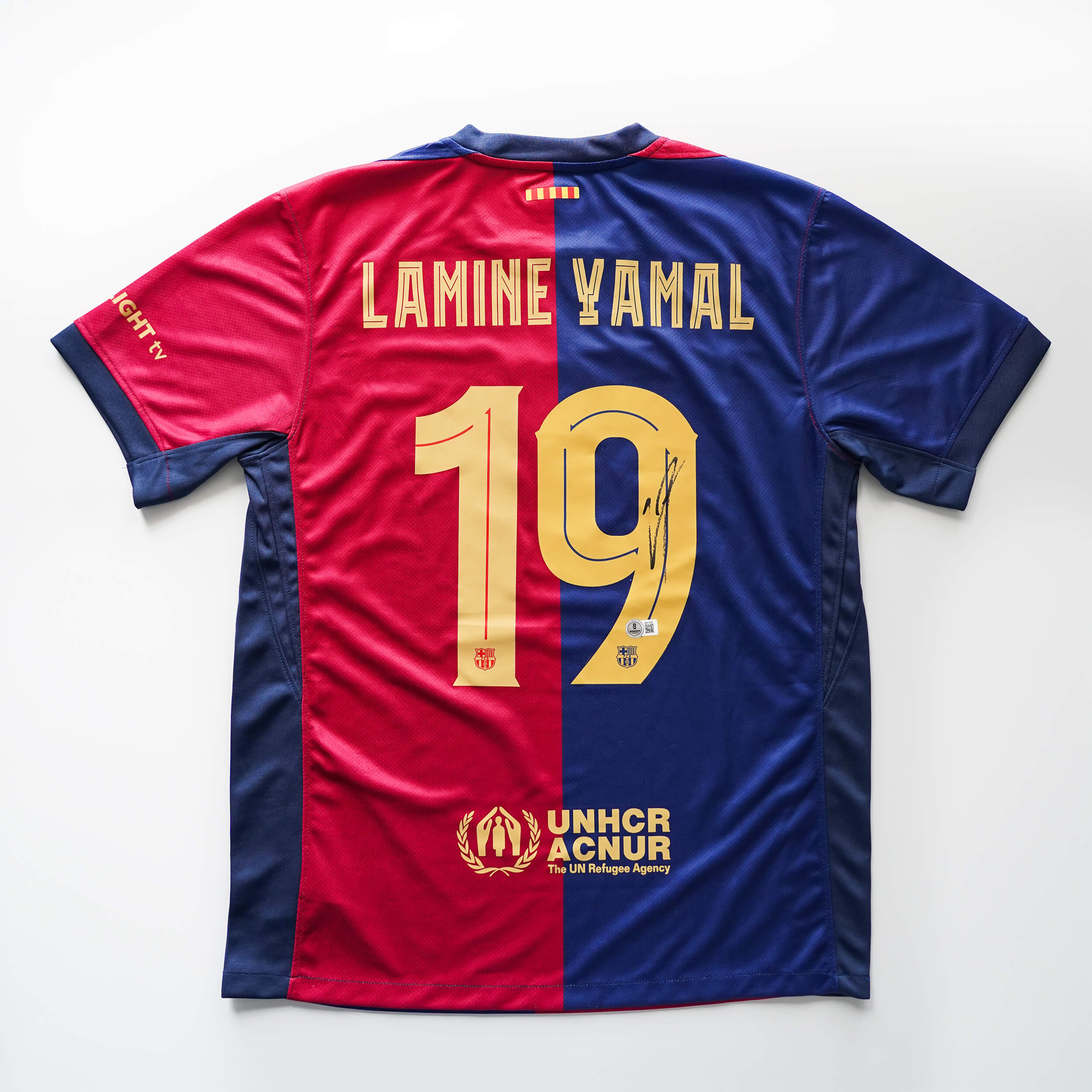 Signed Lamine Yamal FC Barcelona Nike Jersey #19 | Mooncourt