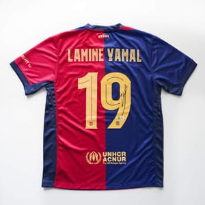 Signed Lamine Yamal FC Barcelona Nike Jersey #19 | Mooncourt