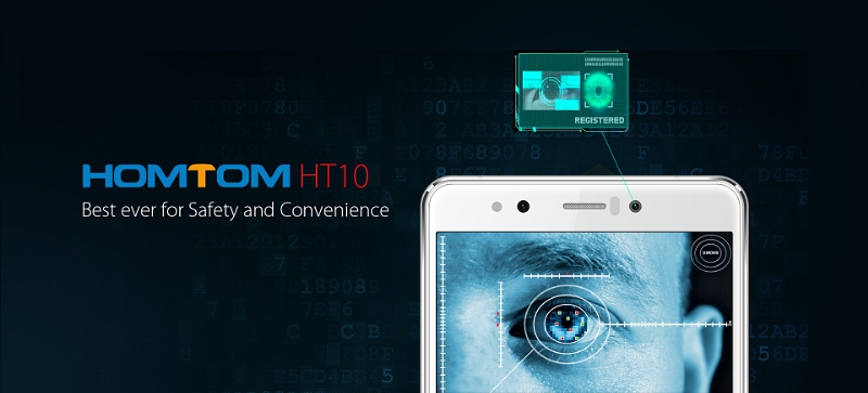 HOMTOM выпустил смартфон HT10 с технологией распознавания радужной оболочки глаза