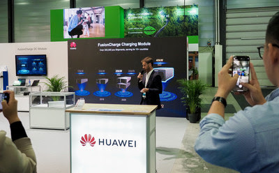Huawei представляет зарядный модуль нового поколения FusionCharge 40 кВт наEVS35