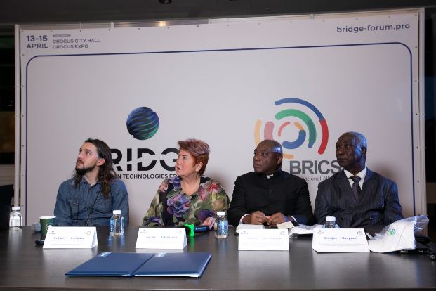 Деловой прием международного форума BRIDGE и альянса БРИКС