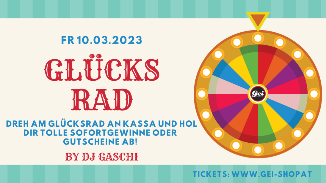 Ein Glücksrad Hat 3 Gleich Große Sektoren Glücksrad | Tickets | ntry.at