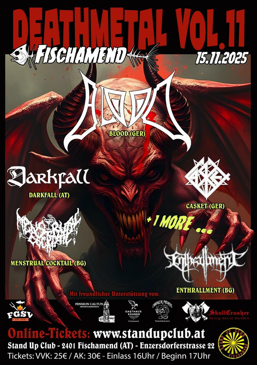 Deathmetal Vol.11 Meine Events | ntry.at