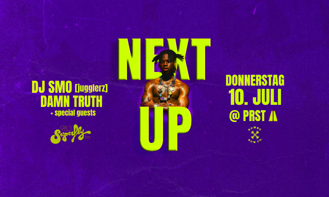 Event image for Next Up @ PRST Wien - Do. 10. Juli 2025