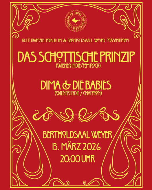 Event image for Konzert: Das Schottische Prinzip / Dima & die Babies