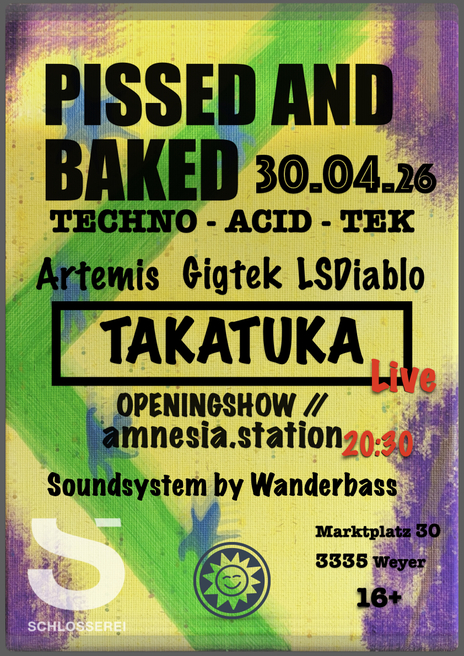 Event image for Pissed And Baked 