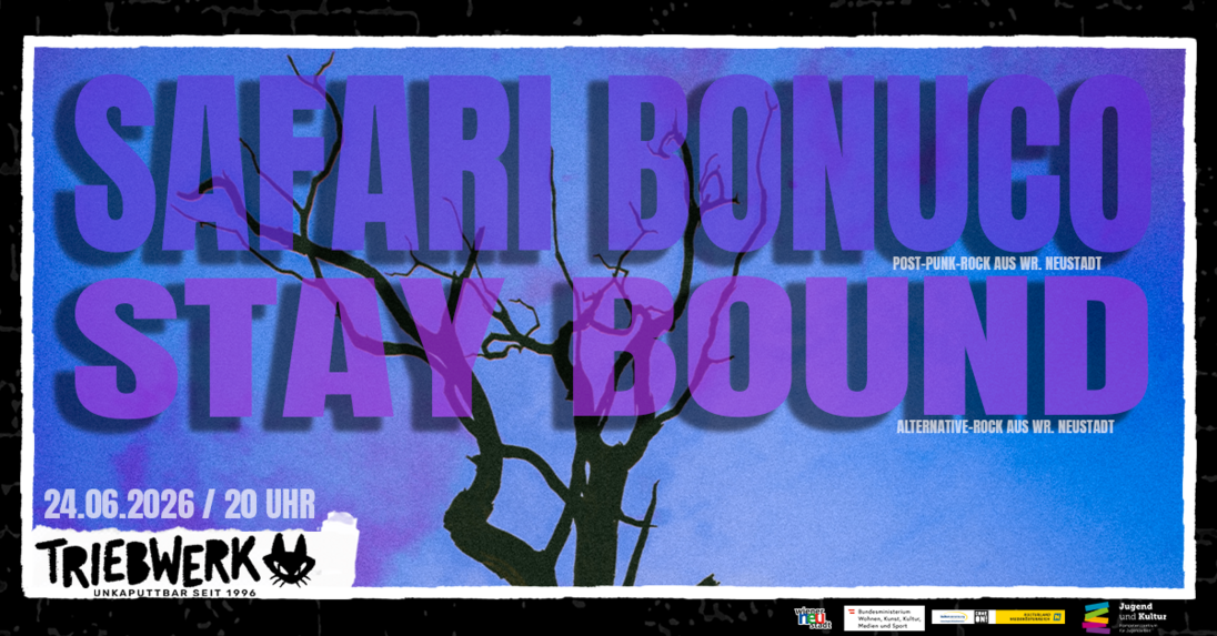 Event image for  STAY BOUND // SAFARI BONUCO