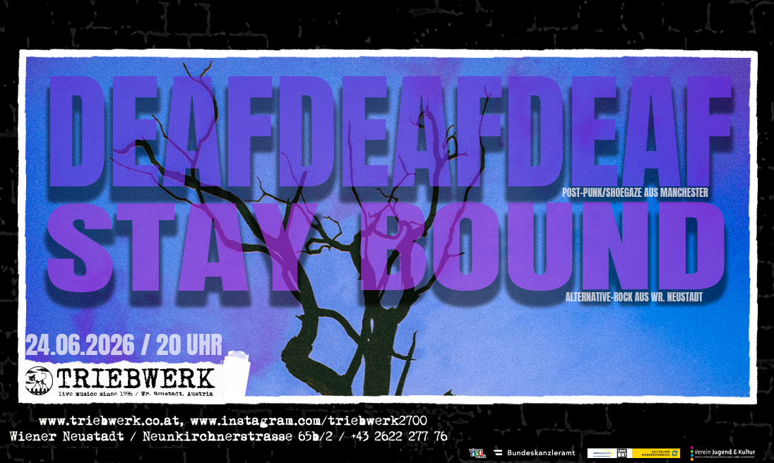 Event image for DEAFDEAFDEAF (uk) // STAY BOUND