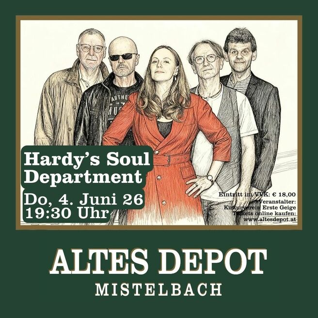 Event image for Hardy's Soul Department