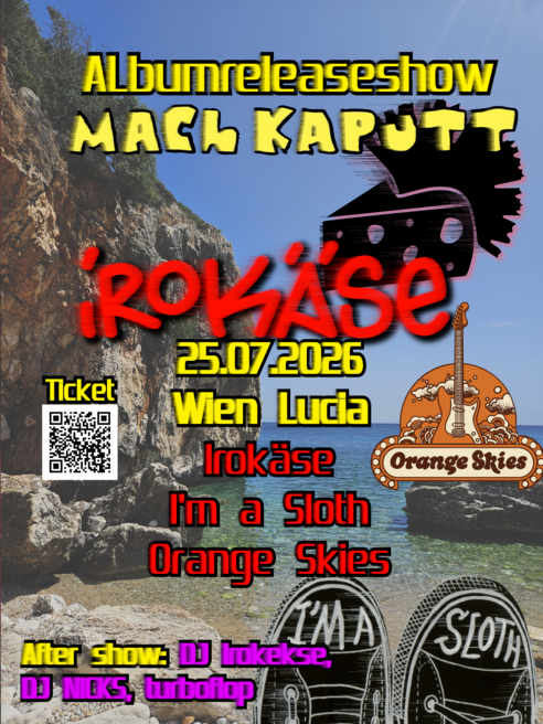 Event image for IROKÄSE "Mach kaputt" Album Release Show 