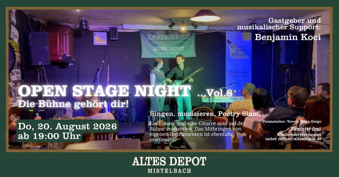Event image for Open Stage Night