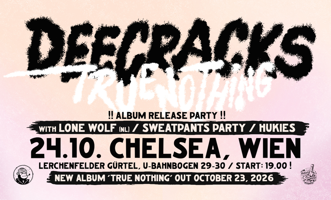 Event image for DeeCRACKS / LONE WOLF / SWEATPANTS PARTY / HUKIES