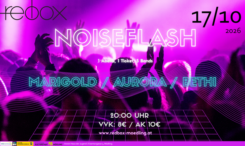 Performance image for NOISEFLASH (live: MARIGOLD / AURORA / BETHI