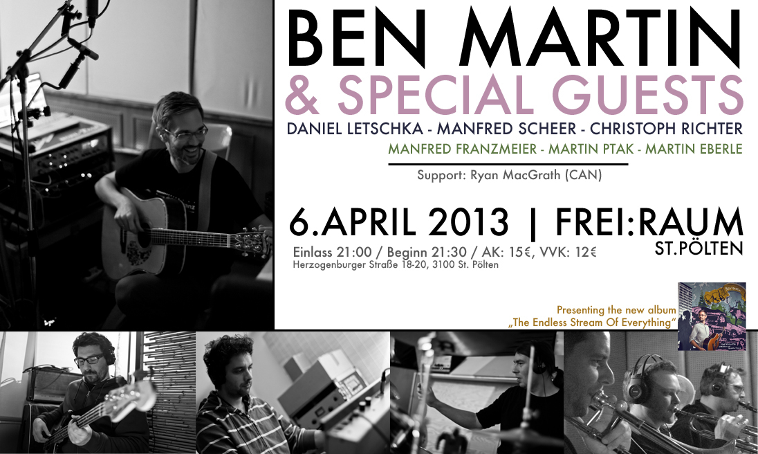 Event image for Ben Martin Albumrelease Show