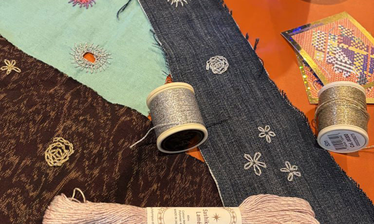Performance image for Repair is Gold - Visible Mending by Embroidery