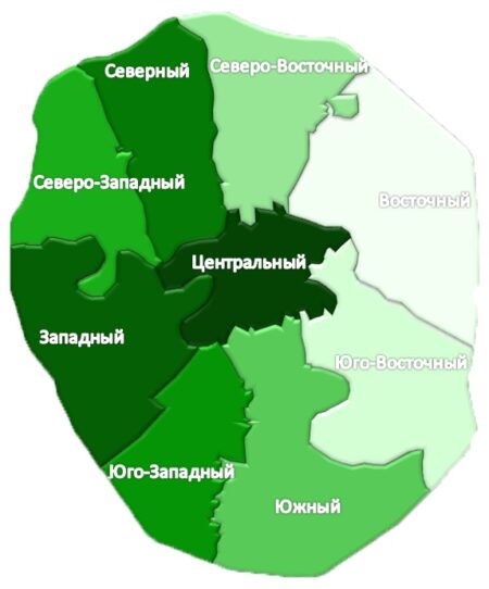Аренда жилья в Москве – аналитические данные стоимости квартир по округам