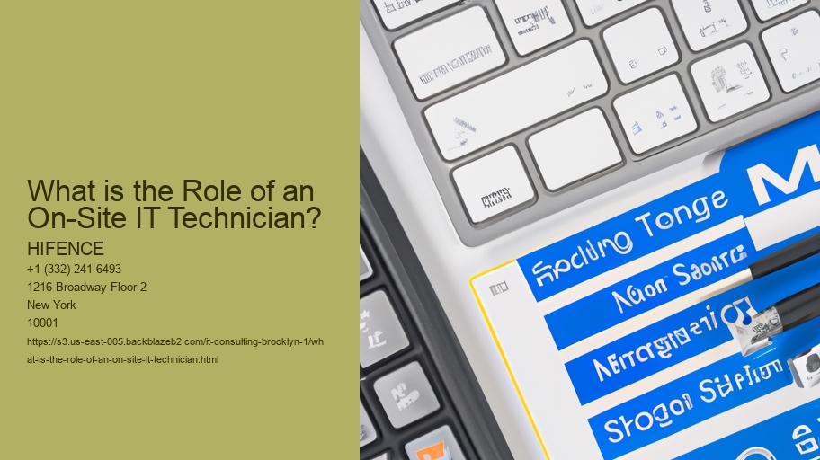What is the Role of an On-Site IT Technician?