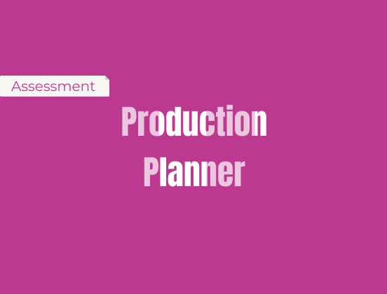 Pharma Production Planner Assessment