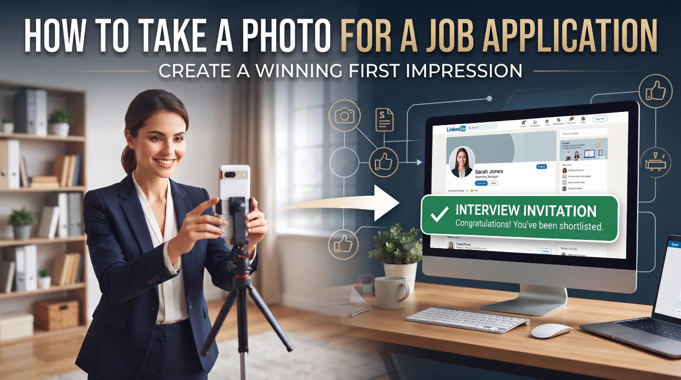 How to Take a Photo for a Job Application at Home: a 2026 Expert Guide