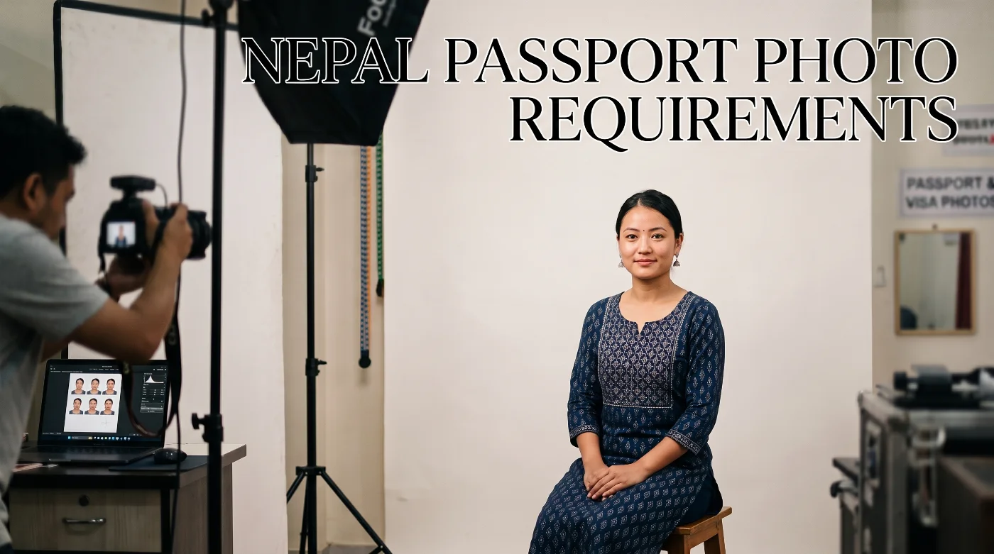 Nepal Passport Photo Requirements: 2026 Rules for Adults and Children