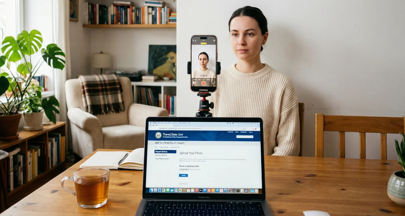 How to Take a U.S. Digital Passport Photo at Home Without an App