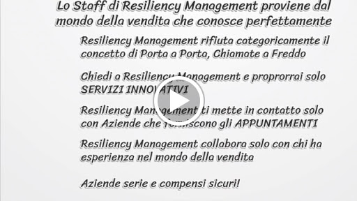 Resiliency Management