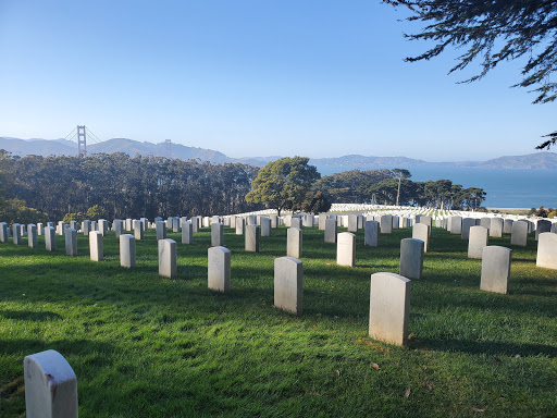 Cemetery and Golden Gate Bridge Overlook