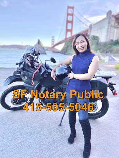 SF Notary Public San Francisco Office - Open All Hours - Mobile 24/7 - Open Weekends & Holidays