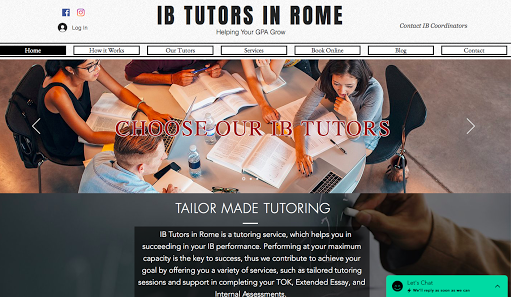 IB Tutors In Rome