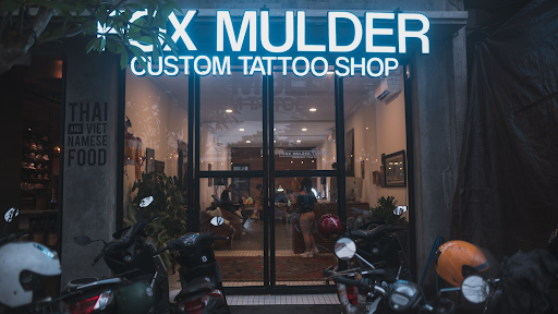 FOX MULDER custom tattoo shop