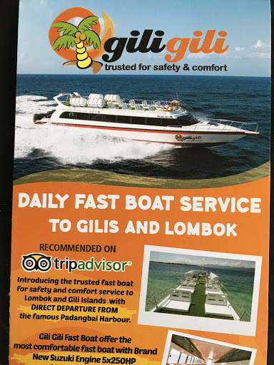 GILI Fast Boat ticket only 550K