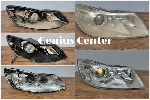 Genius center for car lights service