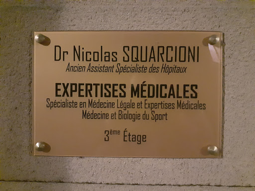 Dr Nicolas SQUARCIONI Légiste | Médecin conseil de recours | Préparation et assistance expertise médicale